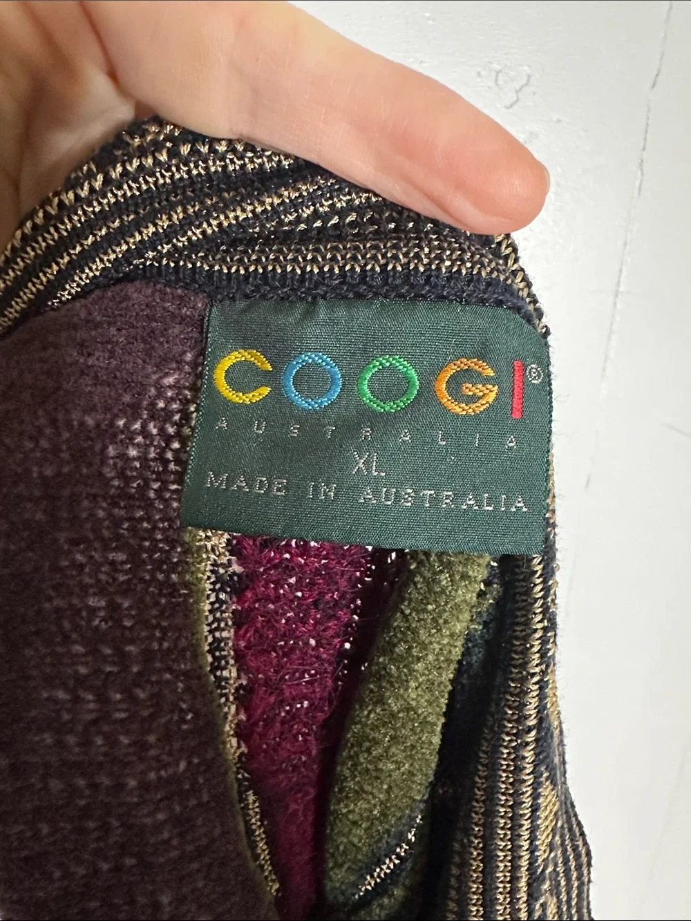 Vintage Coogi Textural Slouchy Cosby Grandpa Sweater XL